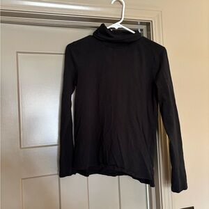 Black Madewell Turtleneck Long Sleeve Top